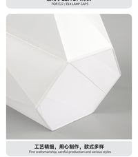 现代简约亚麻布艺灯罩线条吊灯罩卧室台灯客厅落地灯艺术灯具配件