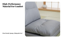Foldable Design Adjustable rear supportrest Lounger Japanese & fashion Adjustable Chaise Lounge Space Saving Floor Seating Converts to Sleeper Bed for Apartment Dwellers, Students, Meditators, Bay aperture, Bedroom, Living Room