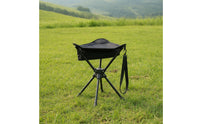 Foldable Outdoor Folding Stool Collapsible Camping Stool Compact Portable Seat Lightweight for Campers, Anglers, Hikers, Fishing