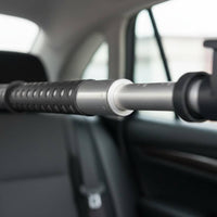 Easy Installation Telescopic Car Clothes Bar No-Drill Car Interior Clothes Hanging Non-Slip Grip Backseat Garment Bar Heavy Duty for Travelers, Sales Professionals, Camping