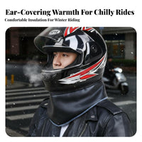 Full Face Helmet Four-Season Helmet Ear Protection Guarding Gear for Women, Adults, Daily Commuting, Winter Riding, Outdoor Travel