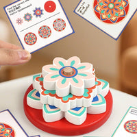 Flower Stacking Toy Early Learning Flower Stacking Block Brain Development Sorting Game for Preschool, Classroom