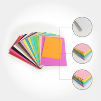 180g Thickened 4K Colored Mixed Hard Cardboard Large Sheets for Kids DIY Handicraft Origami Art Painting Wholesale