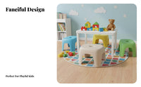 Stackable Design Molded children's Seat Lightweight Low Stool Long-Lasting Small Bench Easy to Clean for Toddlers, Preschool Teachers, Living Room, Playroom, Nursery, Bathroom