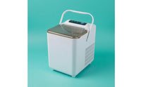 Carry Handle Portable Ice Machine Indicator Lights Countertop Ice Machine Transparent Lid Home Appliance Ventilation Grilles