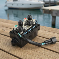 Direct Replacement Power Trim Tilt Solenoid Relay Waterproof Starter Relay Solenoid 3-Pin 12V for Boat Owners