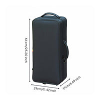 Alto Sax Carrying Case Large Side Pocket Saxophone Backpack Case Shielded Instrument Bag for Gigs