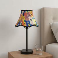 Universal Fit Floral Textile Lampshade Handmade Design Scalloped Rim Lighting Shade Suspended Light Shade for Bedroom, Living Room, Hotel