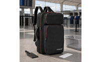 Large Capacity Effects Processor Case Thickened Electronic Drum Bag Multiple Pockets Padded Synth Backpack Dual Carry for Stage, Travel, Rehearsal