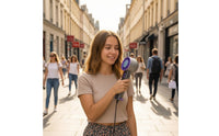 Handheld Misting Fan Compact Handheld Fan with Water Spray Personal for Travelers, Commuters, Outdoor, Travel, Office