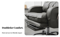 Reclining Function Highspine managerial Chair Adjustable Height Highspine managerial rotating Chair Ergonomic Design Office Furniture effortlessRolling casters for managerials, Professionals, Students, Study Room, Working