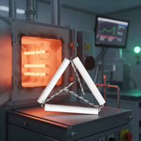 High-Temperature Triangular Crucible Stand Heat-Resistant Ceramic Crucible Support Stable Laboratory Hardware