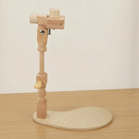 Wooden Embroidery Stand Hands Tabletop Embroidery Stand Beechwood for Crafters, Hobbyists