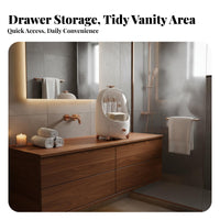 Makeup Organizer with Drawers Drawer Design Lighted Makeup Case Cosmetic Storage Box Multi-Function Debris Proof Cosmetic Holder