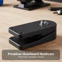 Land Surfing Skateboard Bridge Aluminum Alloy Land Surfing Skateboard Trucks High Resilience Wave-Riding Board Bridge System for Skateboarders