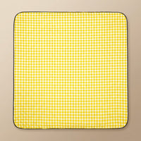 Picnic Blanket and Camping Mat with Soft Filling, Waterproof Mat for Groups, Oxford Cloth Beach Blanket with Integrated Handle Bag, Beach Mat
