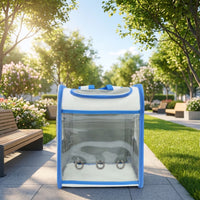 Pet Backpack for Cats, Large Capacity Cat Carrier with Transparent Dome, Outdoor Pet Backpack for Travel and Hiking, Patent 202030228427.3