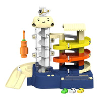 Multi Level Car Garage Toy Lights and Music Automatic Vehicle Lift Toy for Kids, Young Children