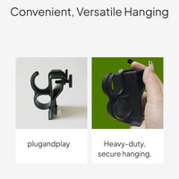 Universal Double Hook for Motorcycle and Scooter Storage