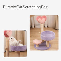 Cat Tree Bed Scratcher Tower for Climbing and Play