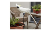 Simulation Macaw Statue Bird Sculpture Decoration Realistic Bird Sculpture Ornament for Outdoor, Balcony, Patio