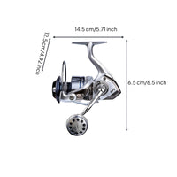 Rotating Reel with Metal KnobBearing Rotating Fishing Reel Deep-Line for Anglers, Fishermen