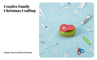 Festive Designs Christmas Craft Punch Creates Exquisite Patterns Christmas Hole Punch Set Clean Precise Shapes for Scrapbookers, Card Making