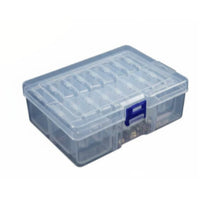 Clear Multi-Grid Storage Case Transparent Design Multi-Grid Storage Box Portable