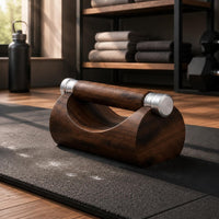 2 Pieces Upper Body Training Wooden Push up Handles Gift Idea Wood Push up Handles Comfortable Grip Chest Workout Handles Long-Lasting for Men, Gym