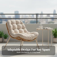 3 Pieces WickerdesignPiece Woven cafe Set Handwoven Design 3-Piece Outdoor Seating High supportrest Patio Furnishing weather-resistant for Apartment Dwellers, pairs, property owners, Balcony, Garden, supportyard, Porch