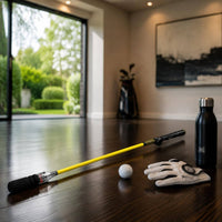 2 Pieces Swing Practice Stick Muscle Memory Golf Swing Guide Golf Training Aid Portable for Beginners