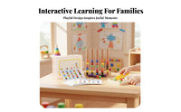 Tweezer Bead Sorting Set Concentration Training Fine Motor Skills Toy Hand-Eye Coordination Fine Motor Skills Game for Young Children, Kindergarten