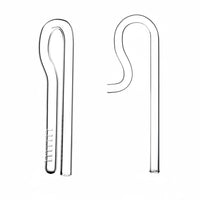 Glass Lily Pipe Improves Water Circulation Aquarium Inflow Outflow Pipe