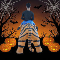Inflatable Tiger Suit Funny Tiger Costume Oversized Cosplay Costume for Adults, Halloween