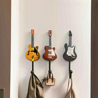 3 Pieces Guitar Wall Simple to Install to Install Guitar Wall Hooks Space-Saving for Guitarists, Bedroom