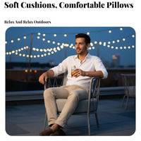 Modern Design Woven Rope Sofa Set Minimalist design Woven Rope sideschair Artistic Furniture Patio Seating Plush pads for Hospitality Businesses, Hotel Managers, Terrace, Courtyard, rearyard, Porch