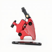 Hydraulic Disc Brake Caliper Aluminum Alloy Disc Brake Mount Adapter Low Profile Mounting Bracket for Bike Building