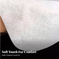 100 Pieces Face Cradle Cover Pure Massage Headrest Cover Hygienic U-Shaped Headrest Towel for Estheticians, Spas, Medical Facilities
