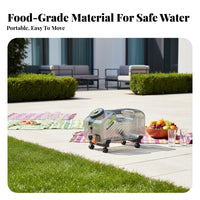 Portable Water Jug with Spigot Food Grade Water Storage Container with Spigot for Hikers, Journeyers, Picnics, Vehicle, Emergency Preparedness