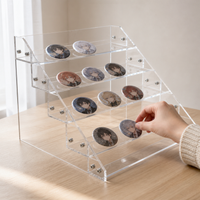 Acrylic Tiered Display Stand for Figures, Perfumes, Cosmetics, and Collectibles