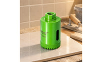 Chip Removal Slot Angle Grinder Hole Saw Abrasive Cutting Rim Dry Drilling Hole Saw Threaded Connector Diamond Core Drill Bit Cup Style