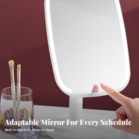 Lighted Makeup Mirror 3 Light Modes Lighted Cosmetic Mirror intuitive-tap-sensitive control