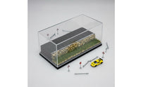 1:64 Car Display Box Crystal Car Enclosure Display Box Scratch-Resistant Collectibles Storage for Collectors, Desk