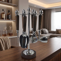 Bar Tool Organizer Sleek Cocktail Shaker Stand Organized Holder for Bartenders, Kitchen Counter