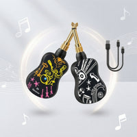 5.8GHz Wireless Guitar Transmitter Receiver Compact Instrument Wireless Transmitter Receiver Rechargeable High Compatibility for Bassists, Rehearsal