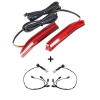 Compatible with Honda Gold Wing GL1800 Tail Box Side Brake Flowing Turn Signal High-Mount Light 21-24