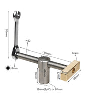Bench Dog Clamp Ratchet Lock Carpentry Bench Workbench Stop Hold Table Vise Stop for Woodworkers