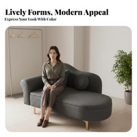 Space-Saving Storage Chaise Lounge Multifunctional Design Chaise with Storage Upholstered Cushion Household Seating Long-Lasting Construction for Apartment Dwellers, Small Business Owners, Homeowners, Boutique, Bedroom, Living Room, Office