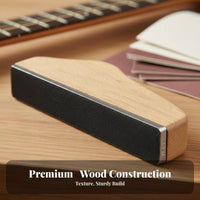 Ergonomic Design Guitar Fret Beveling File Precise Angle Fret Chamfering File Polished Finish for Luthiers, Repair Shop, Workshop