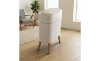 Narrow Smart Sensor Trash Can Elevated Automatic Trash Can with Legs Soft Close Slim Sensor Bin Small for Living Room, Bathroom, Kitchen